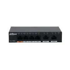 Dahua 4-портовый неуправляемый коммутатор с РоЕ DH-PFS3006-4GT-60
