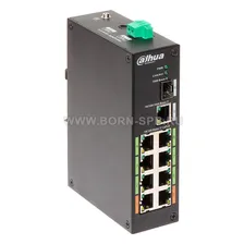 Коммутатор PoE Dahua DH-LR2110-8ET-120