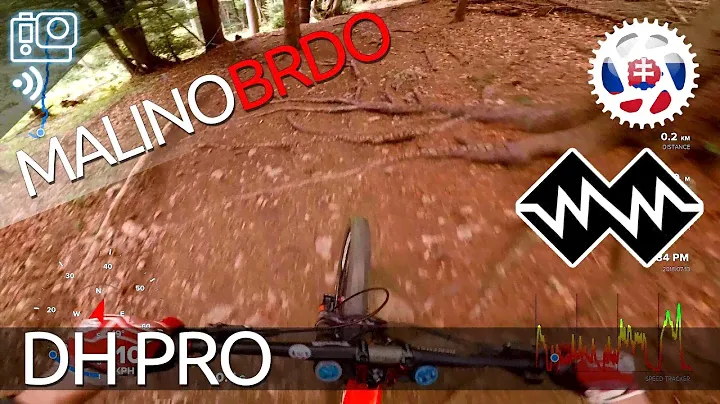 BIKEPARK MalinoBrdo DH PRO Prehliadka trate /s komentárom a GPS Live Data/ @slovakbikeparks